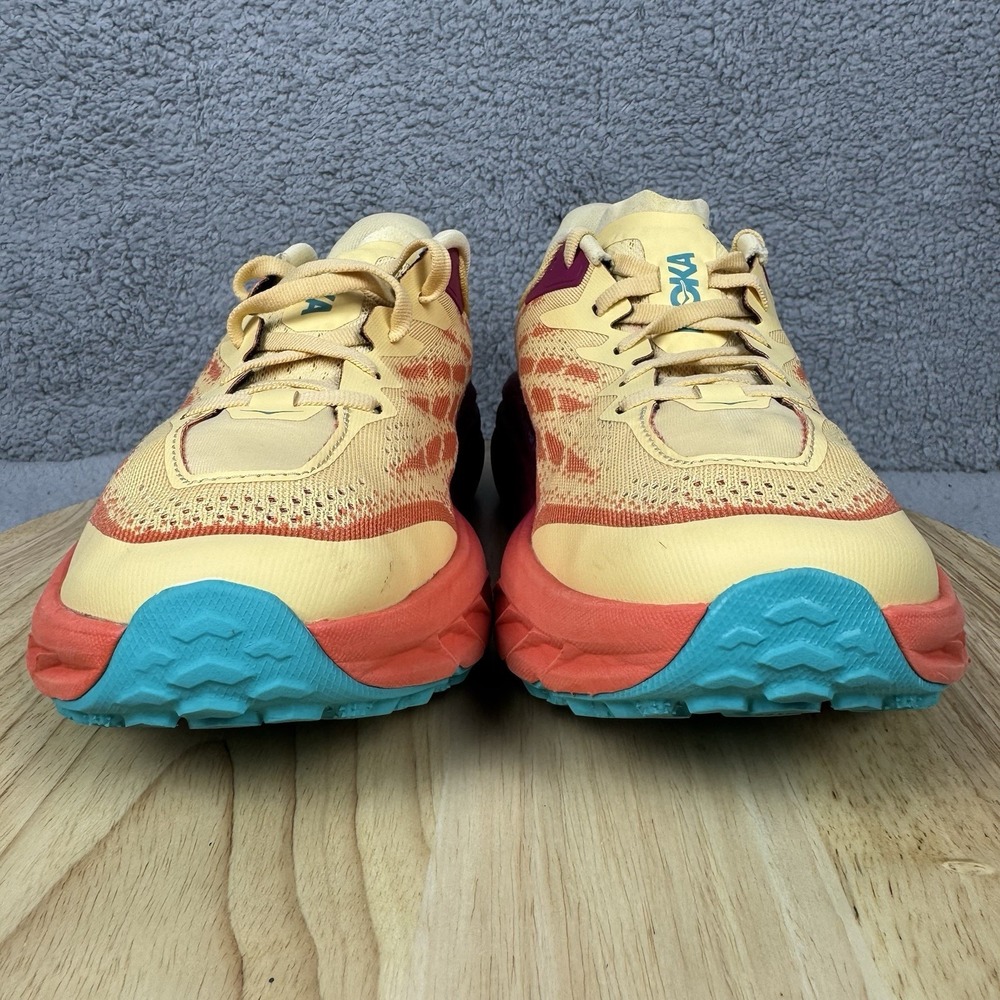 Hoka Speedgoat 5 Mens Size 9 D Impala Flame Trail Running Hiking Shoes Cushion - Picture 4 of 15